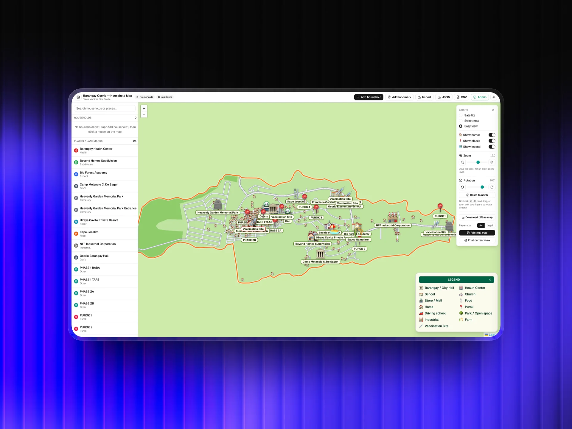 Osorio Spotmap