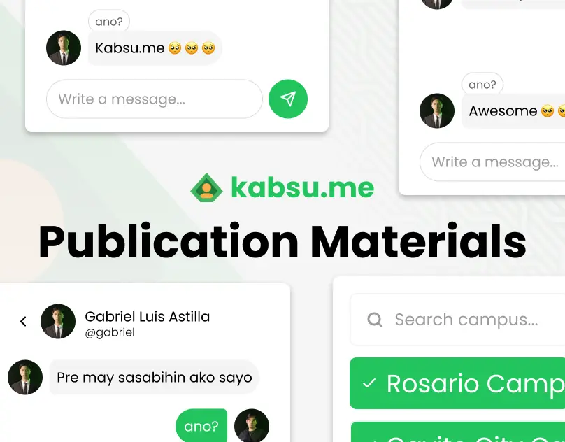 Publication Materials of Kabsu.me