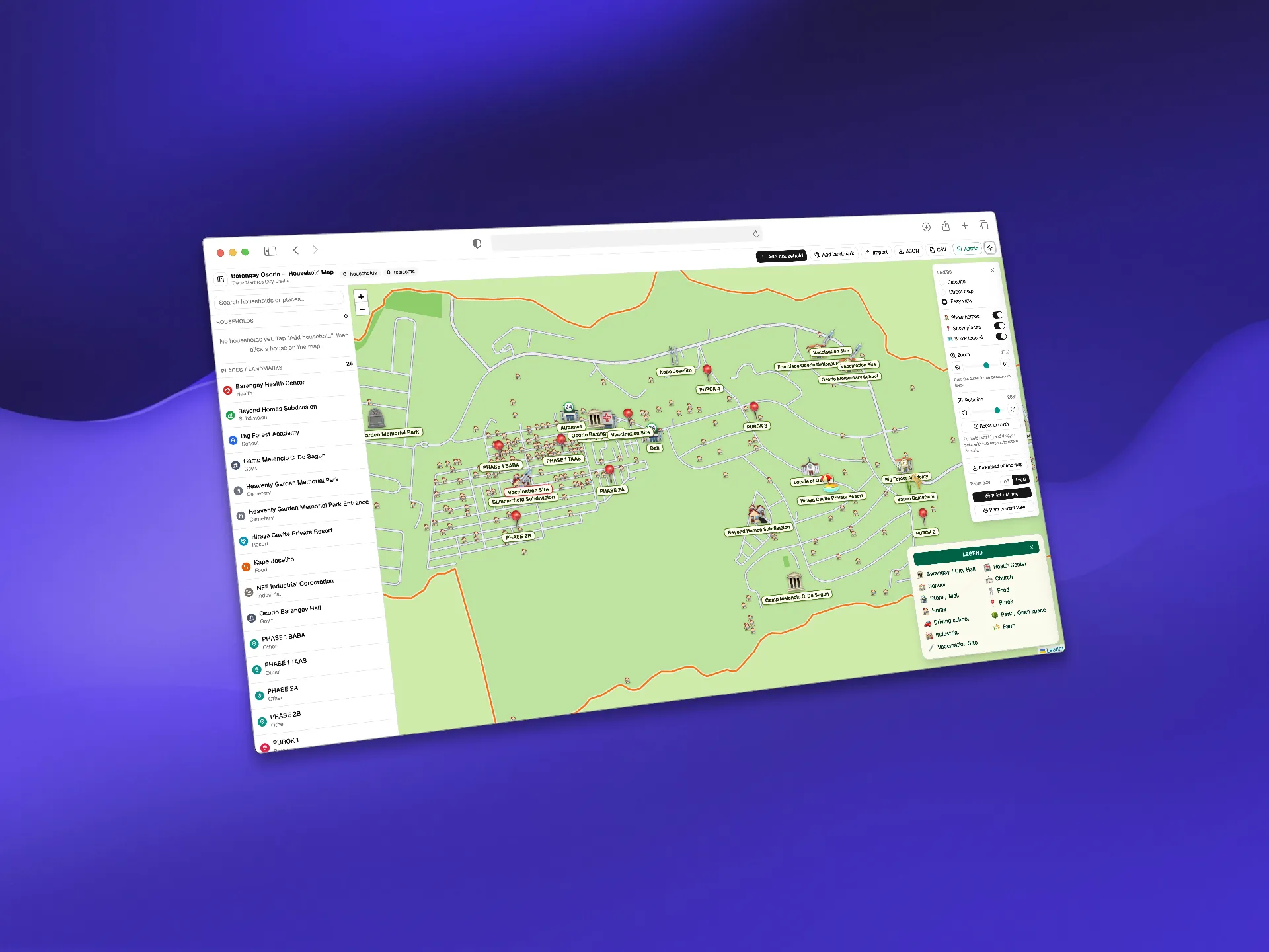 Osorio Spotmap